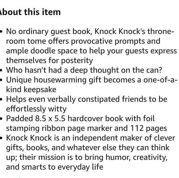 Brand New Bathroom Guest Book - Picture 4 of 4